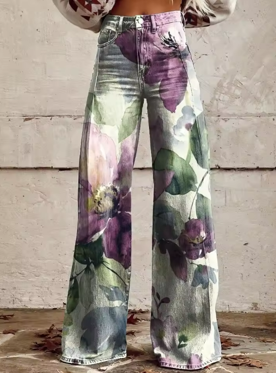 Alessia | Pantaloni Boho Vintage dallo Stile Unico e Raffinato