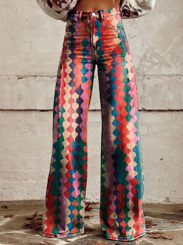 AMÉLIE | Pantalone Bohemien Ampio Elegante e Confortevole