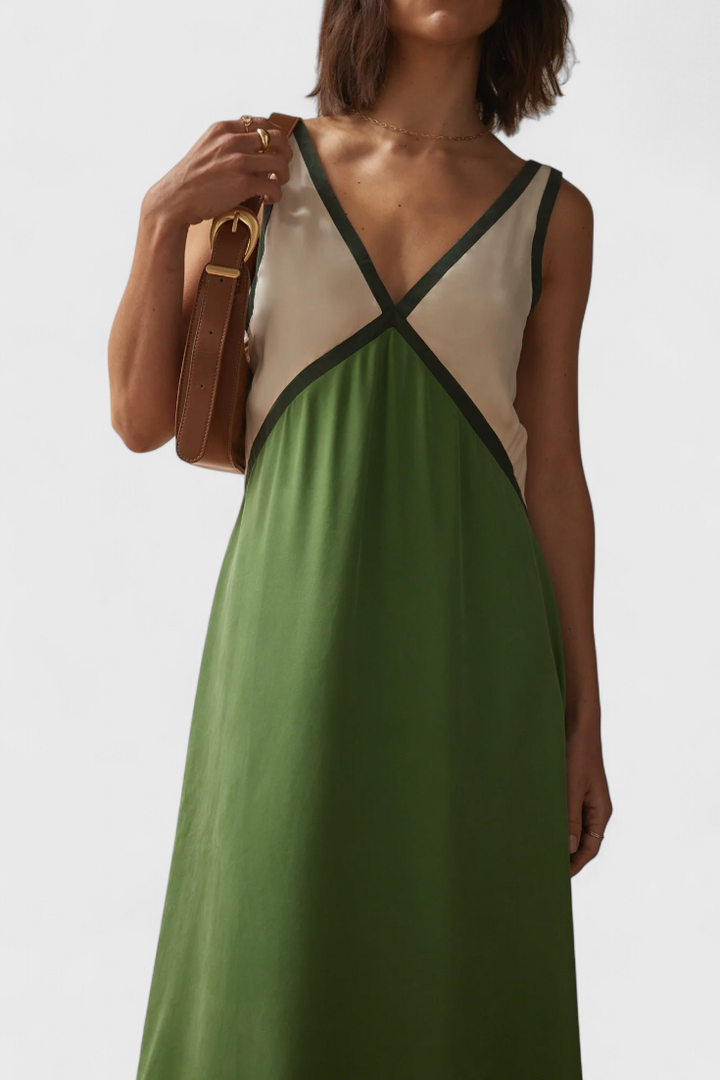 Diamond – Boho-Maxikleid für den Sommer mit femininem V-Ausschnitt