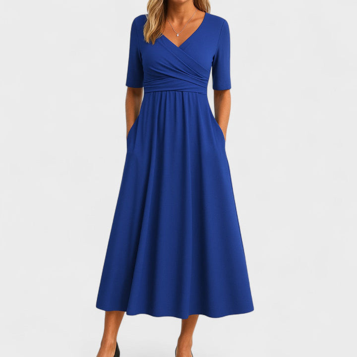 Joanna – Elegantes Midi-Kleid für jeden Anlass