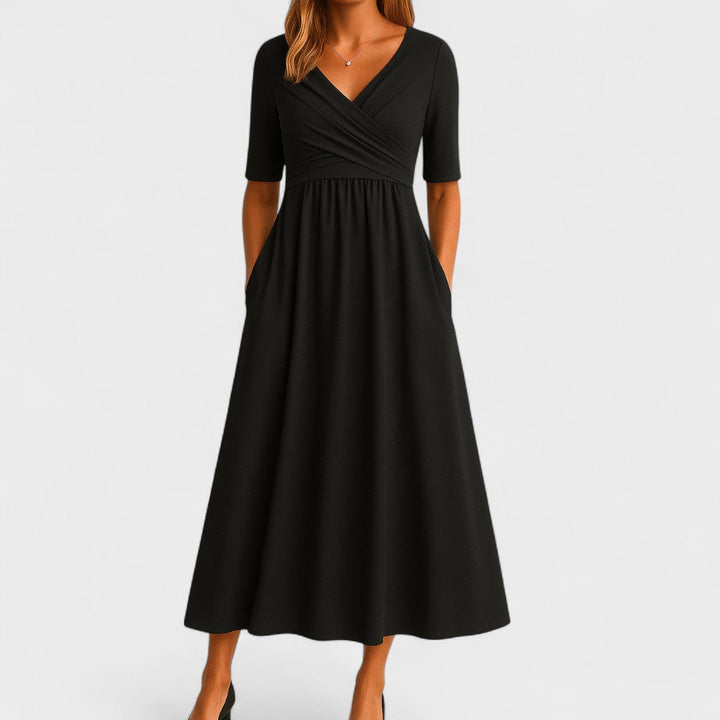 Joanna – Elegantes Midi-Kleid für jeden Anlass