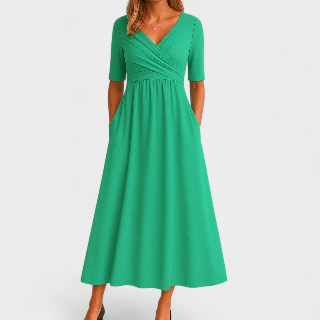 Joanna – Elegantes Midi-Kleid für jeden Anlass