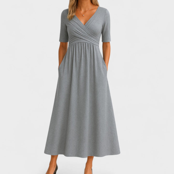 Joanna – Elegantes Midi-Kleid für jeden Anlass