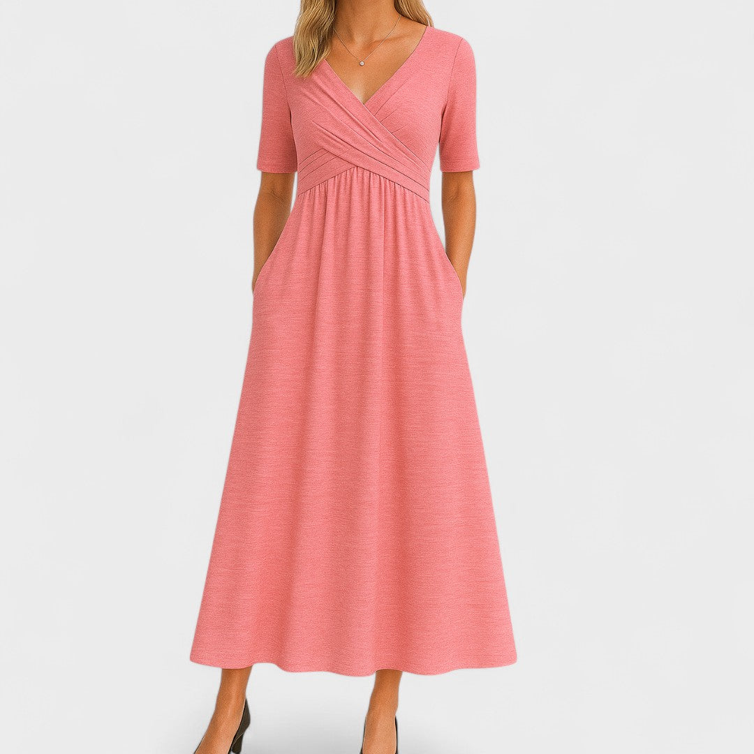 Joanna – Elegantes Midi-Kleid für jeden Anlass