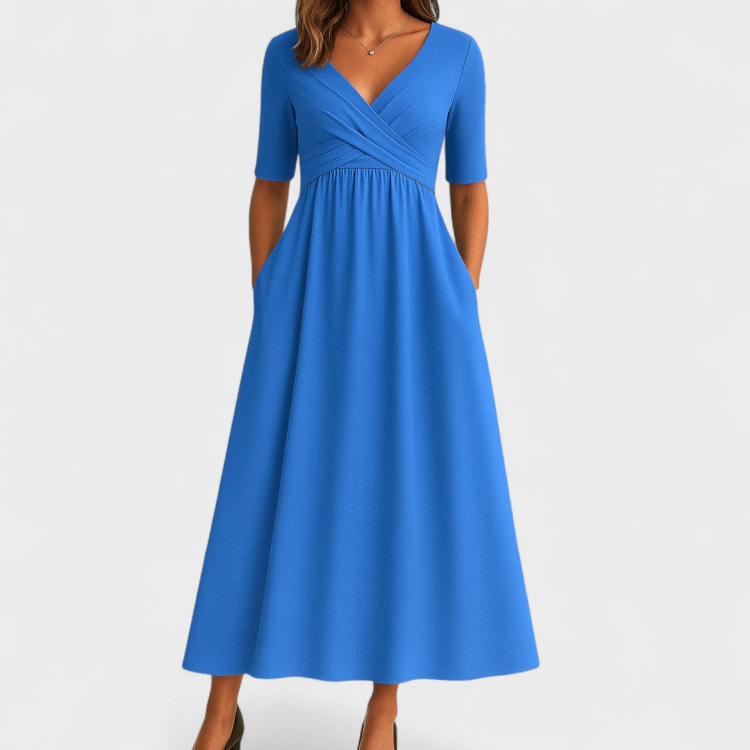 Joanna – Elegantes Midi-Kleid für jeden Anlass