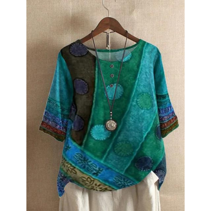 Valarie - Bunte Boho-Bluse