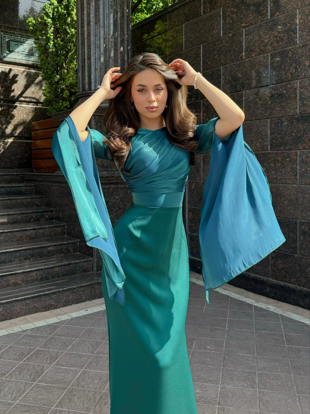 Viviana™ - Elegantes Kleid mit Fledermausärmeln