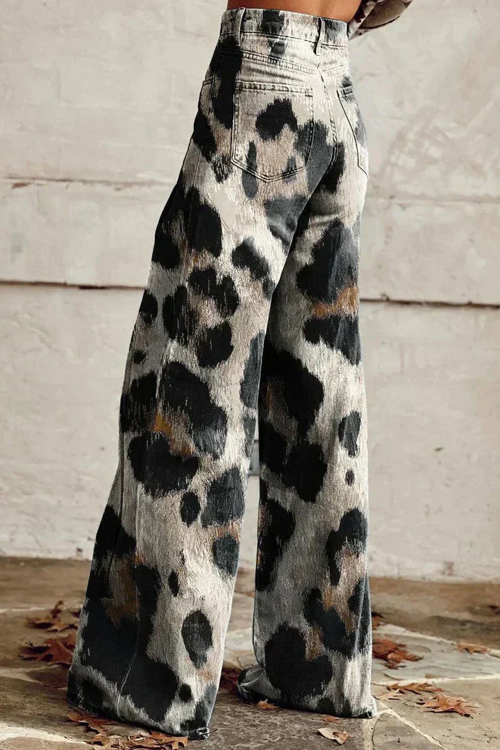 Cheetah | Pantaloni Boho Vintage con Stampa Chic