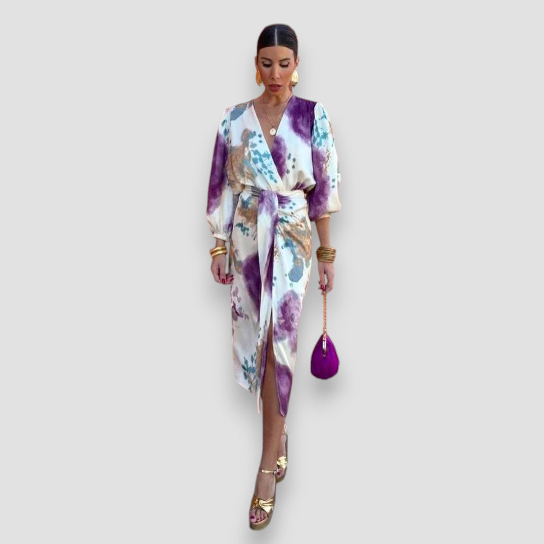 Matilde™ | Raffiniertes Kleid mit V-Ausschnitt