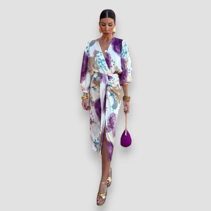 Matilde™ | Raffiniertes Kleid mit V-Ausschnitt