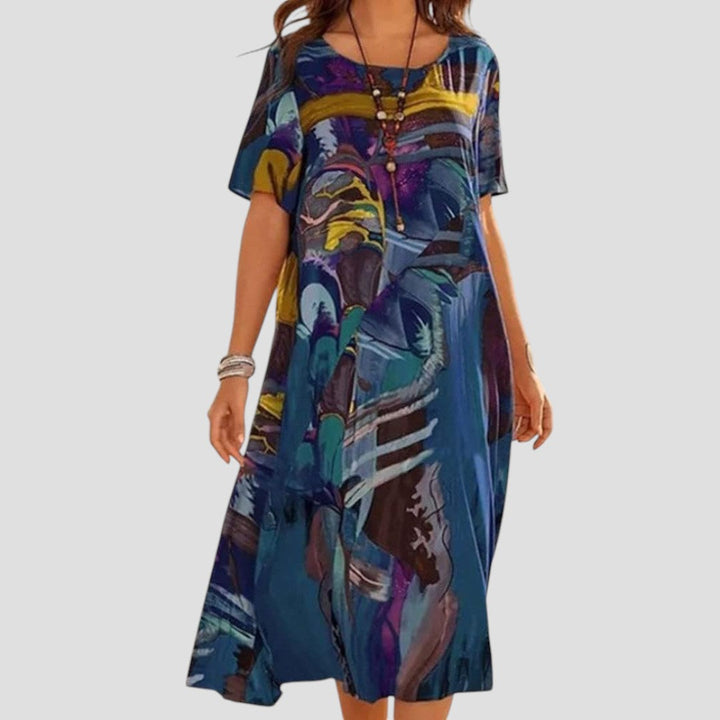 Vittoria™ |Midi-Sommerkleid, fließend