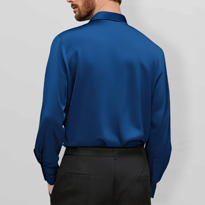 Pietro™ | Herren-Hemd mit elastischem, knitterfreiem Stoff