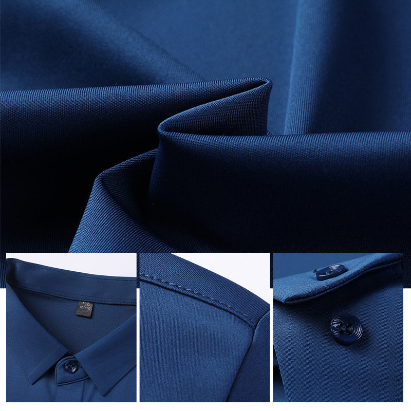 Pietro™ | Herren-Hemd mit elastischem, knitterfreiem Stoff