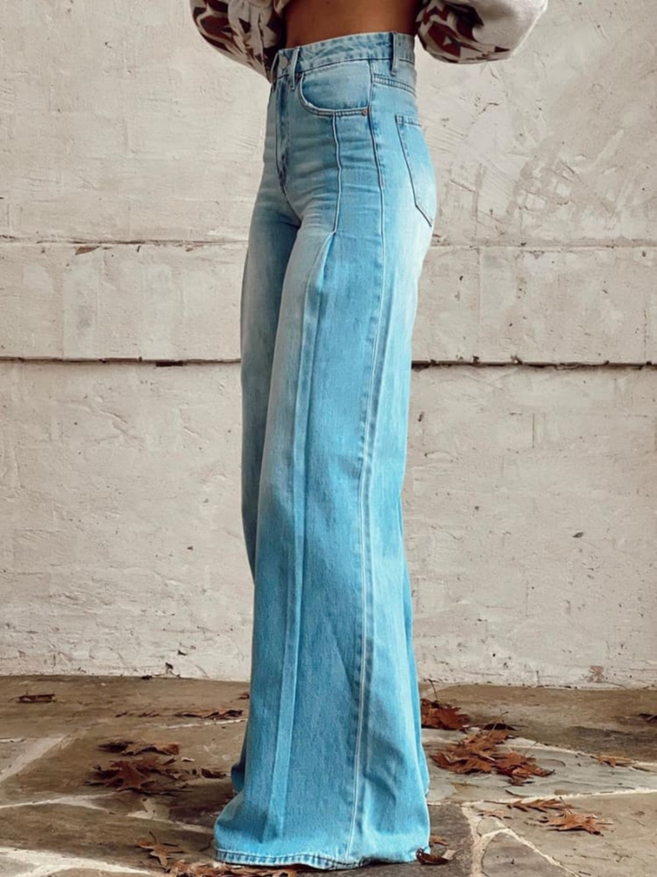 LUCIA| Pantalone a Gamba Larga Classico