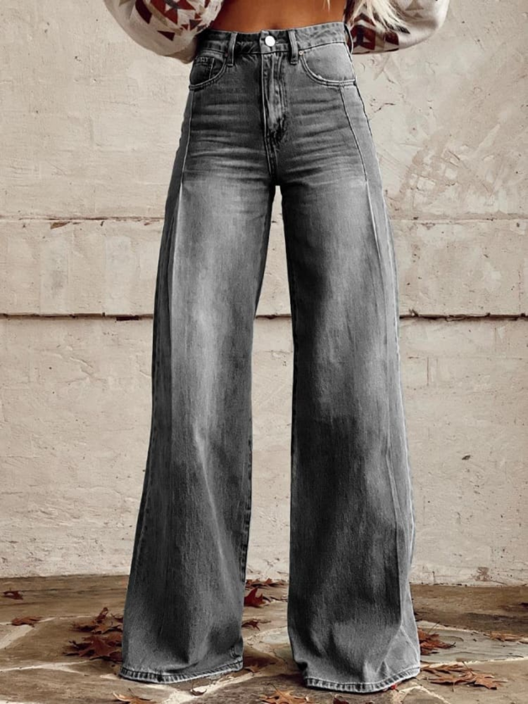 LUCIA| Pantalone a Gamba Larga Classico