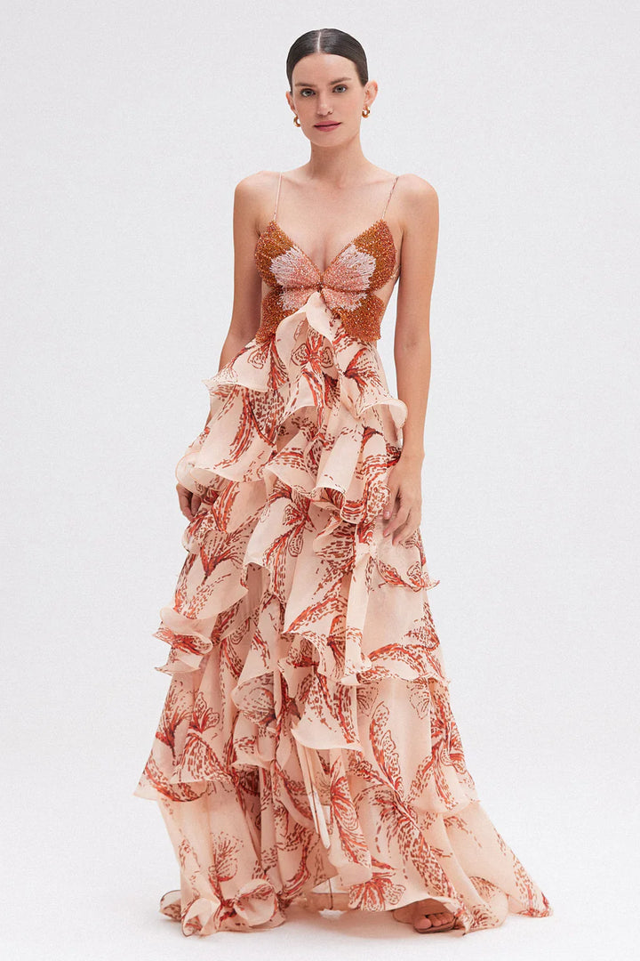 Nahia | Kleid mit Volants