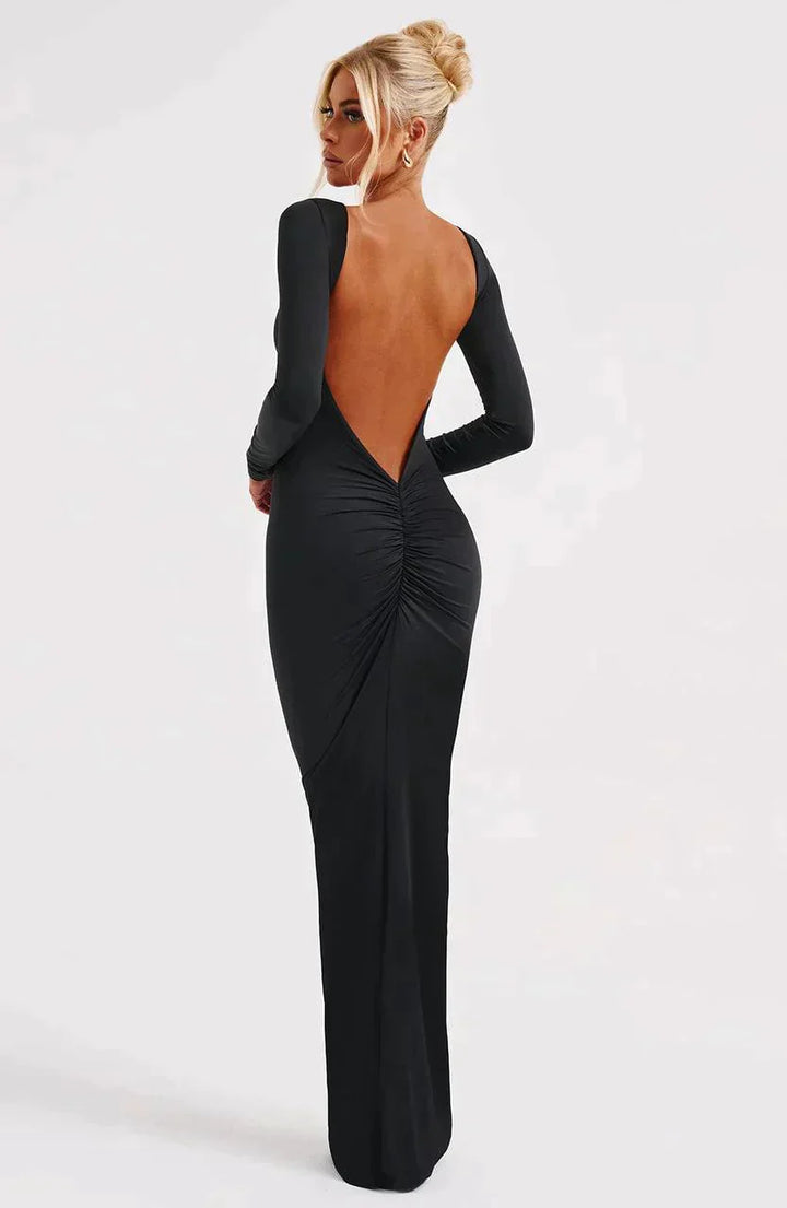 Filou's™ - Maxikleid mit tiefem Ausschnitt