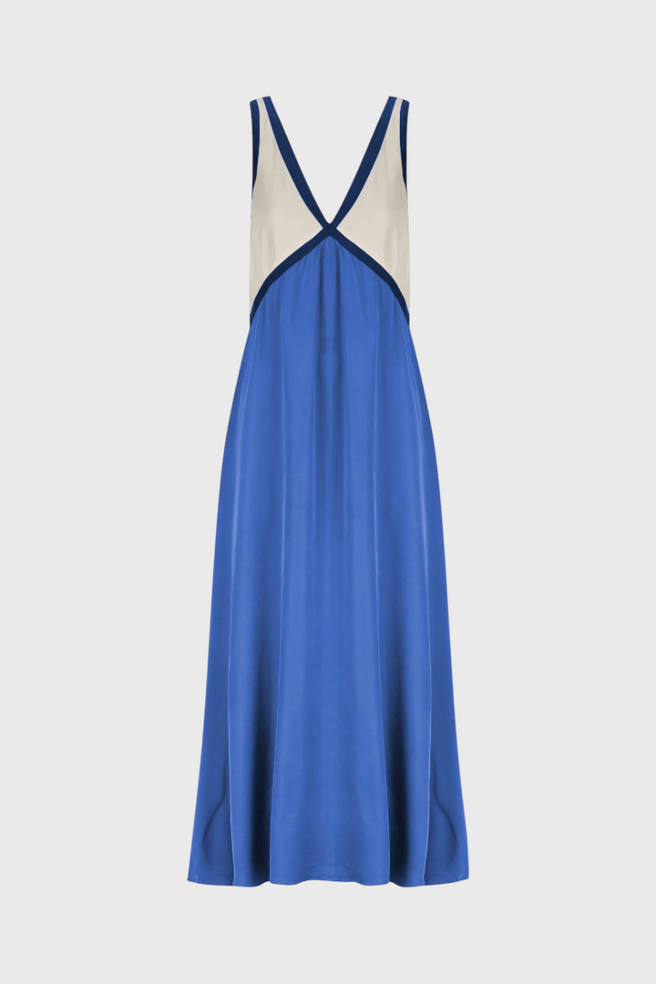 Diamond – Boho-Maxikleid für den Sommer mit femininem V-Ausschnitt