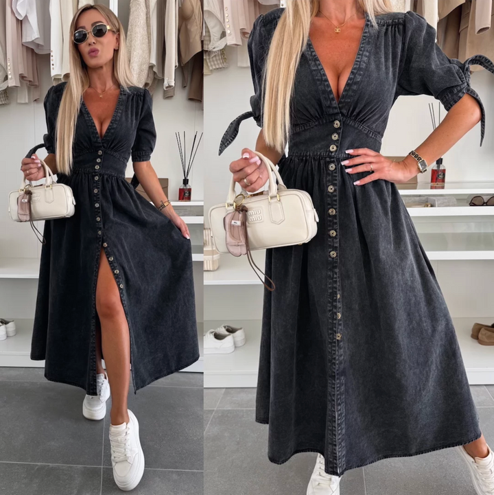Natascia™ | Wunderschönes Denim-Kleid