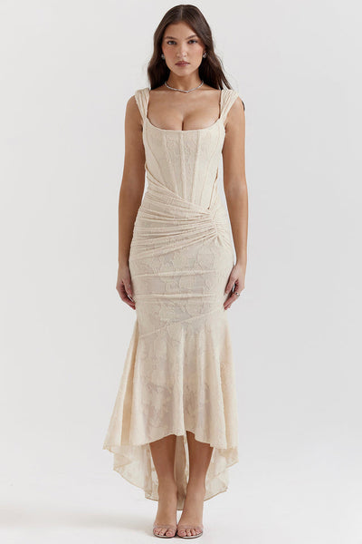 Louna™ | Elegantes Kleid mit hoher Taille – Ein raffiniertes Outfit für jede Gelegenheit
