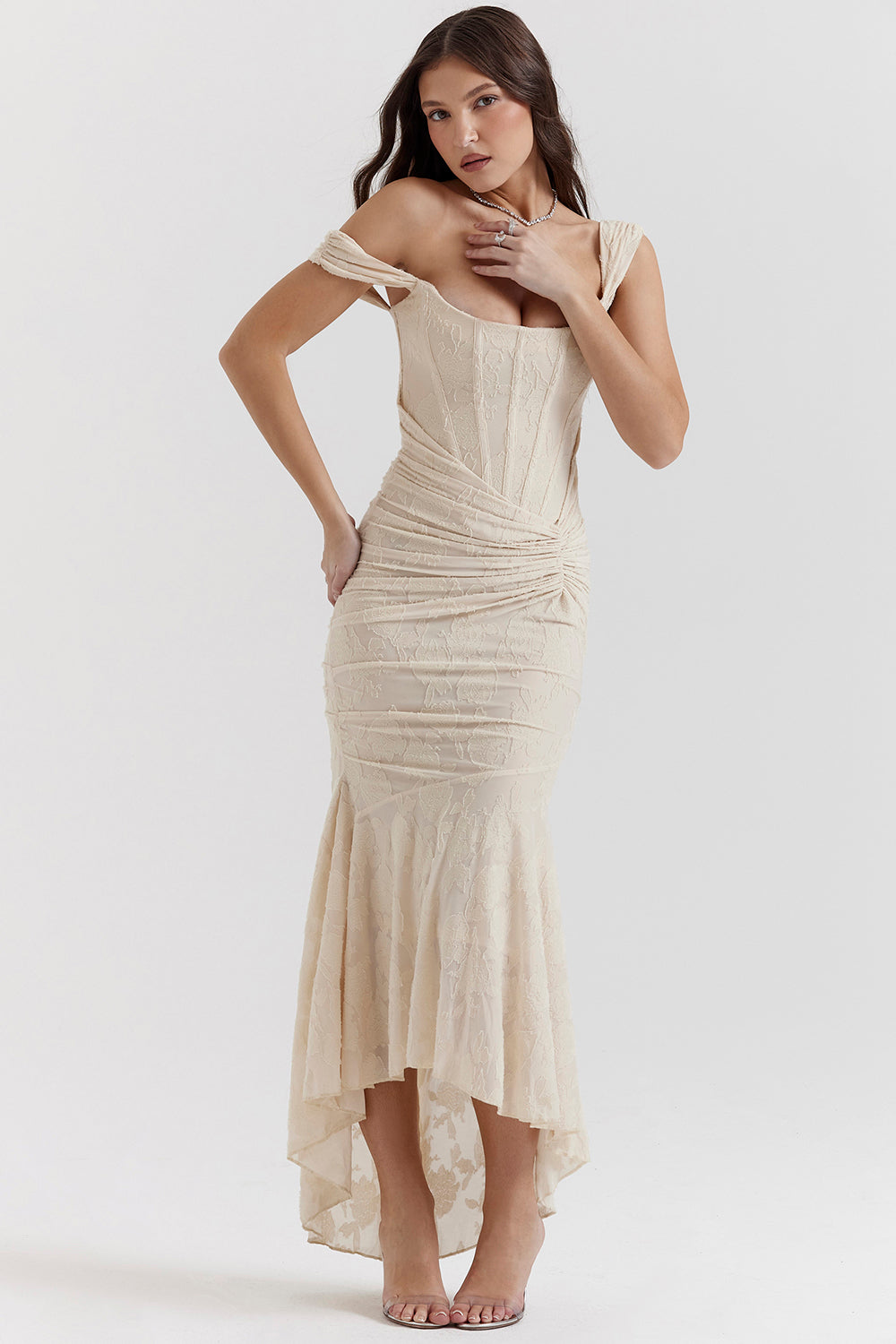 Louna™ | Elegantes Kleid mit hoher Taille – Ein raffiniertes Outfit für jede Gelegenheit