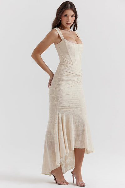 Louna™ | Elegantes Kleid mit hoher Taille – Ein raffiniertes Outfit für jede Gelegenheit