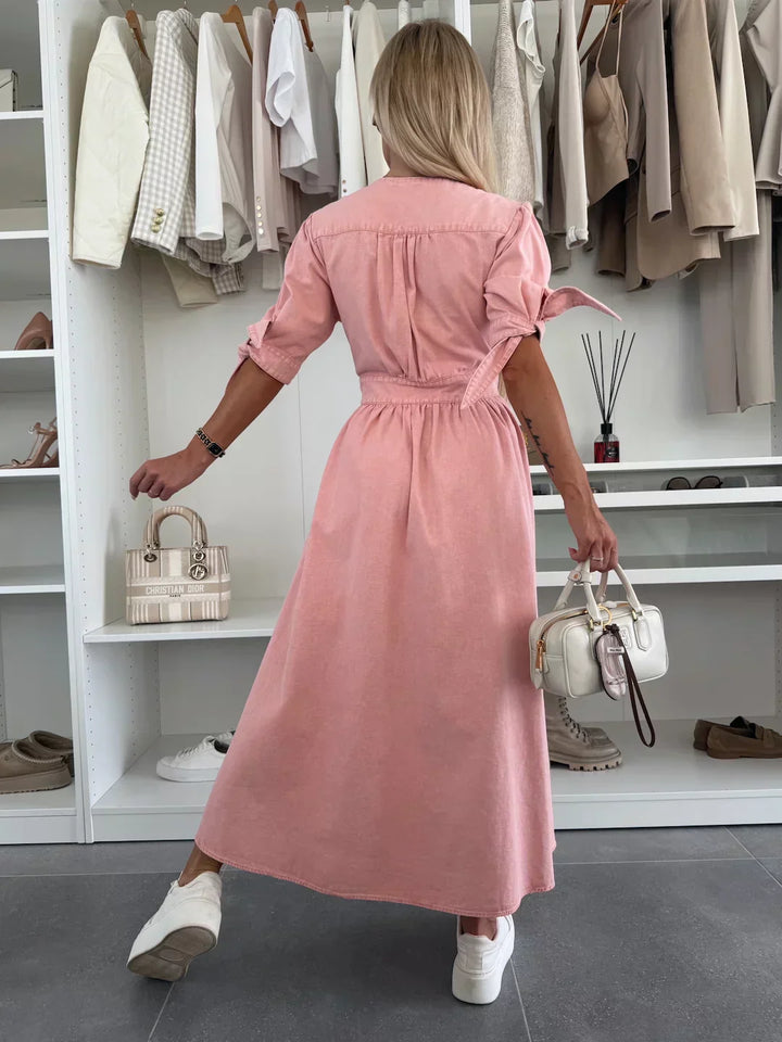 Natascia™ | Wunderschönes Denim-Kleid