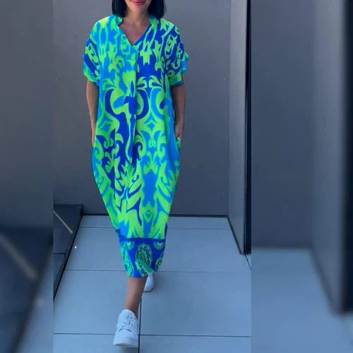 Elena™ - Elegante abito floreale