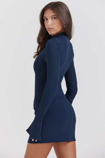 Gianna™ - Gestricktes Bodycon-Taschen-Minikleid für mühelosen Chic