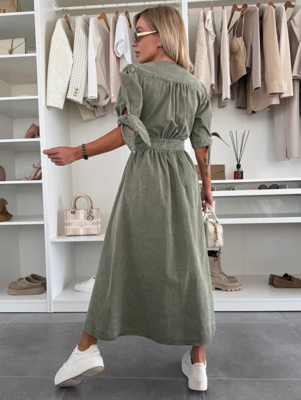 Natascia™ | Wunderschönes Denim-Kleid