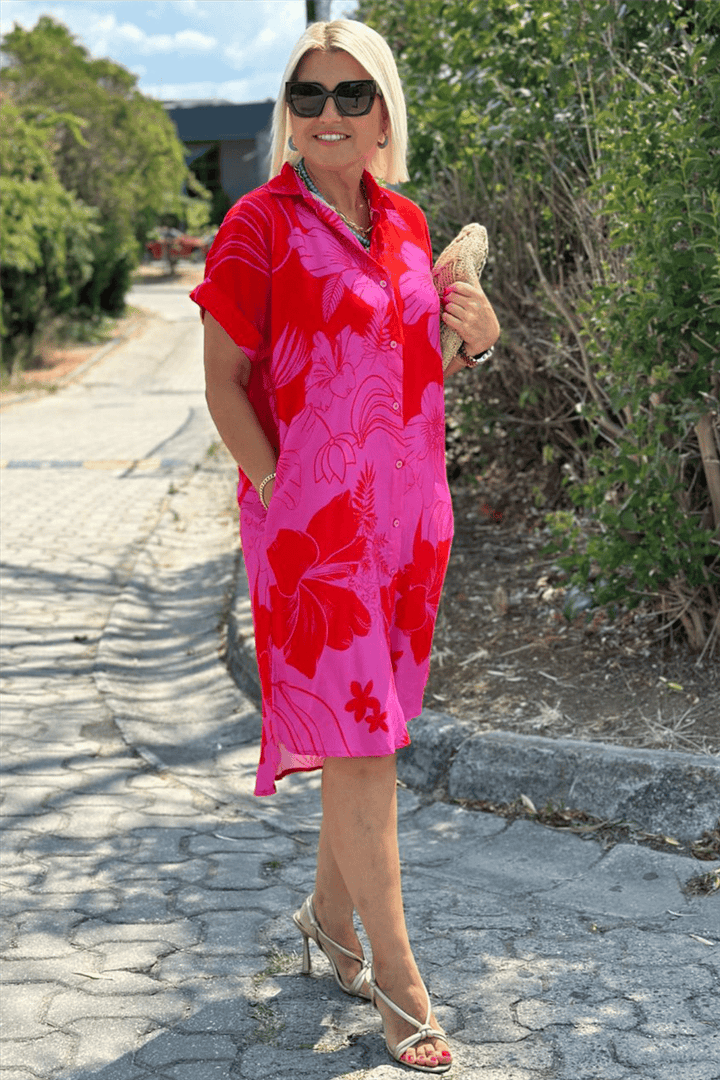 Naomi – Kleid mit Blumenmuster
