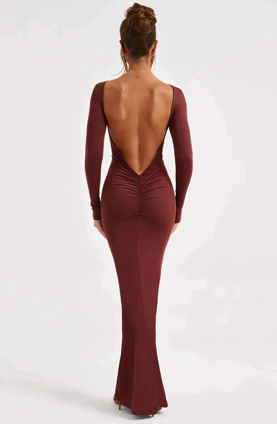 Filou's™ - Maxikleid mit tiefem Ausschnitt