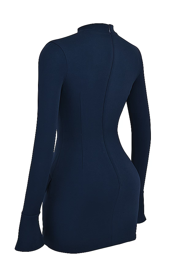 Gianna™ - Gestricktes Bodycon-Taschen-Minikleid für mühelosen Chic
