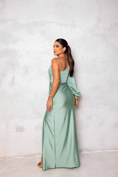 DF-FASHION | Robe Élégante Asymétrique